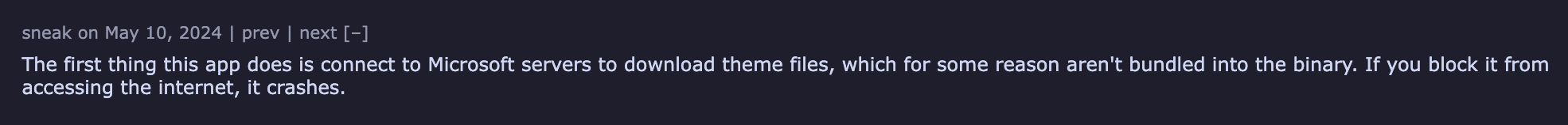 Superfile Hacker News discussion