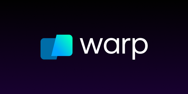 Warp sponsor banner